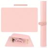 Nail Art Table Mat Soft Foldable Manicure Hand Rest Pad Waterproof Scratch Easy-Clean Office Desk Mat Portable PU Leather Pads