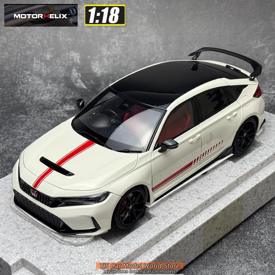 

Motorhelix 1:18 scale Honda Civic TYPE R FL5 car model Metal static display festive gift collection