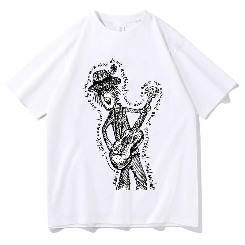 Todd Snider T-Shirts Casual Merch Cotton High Quality T Shirts Cartoon Print Funny Clothing Unisex Comfortable Tees Streetwear