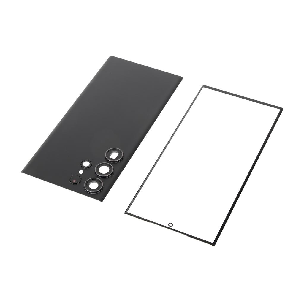 Back Glass Replacement for S23 Ultra Back Rear Cover Front Outer Lens Glass Screen Hosing Door Repair Replacement Kit