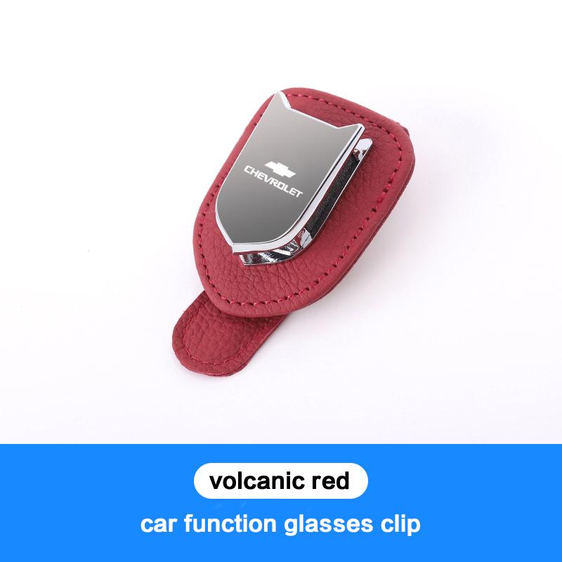 Car Sun Visor Glasses Clip Multifunctional Storage Holder For Chevrolet Bolt Spark Tahoe Z71 Aveo Impala Lacetti Malibu Sail SS