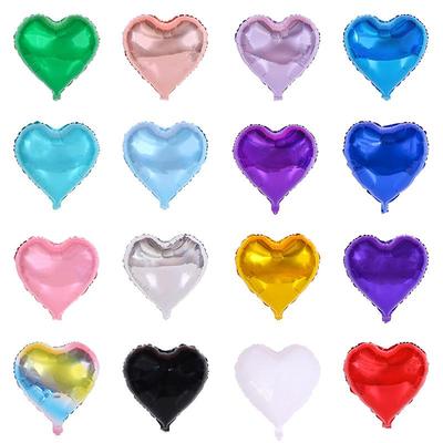 18-Zoll-Herzballon aus Aluminiumfolie für die Raumdekoration zur Hochzeit oder zum Valentinstag