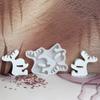 Weihnachtsbaumschmuck Harzform Rentier Epoxidharz Gießform für Kerze Heimdeko Weihnachtsrentier Silikonform