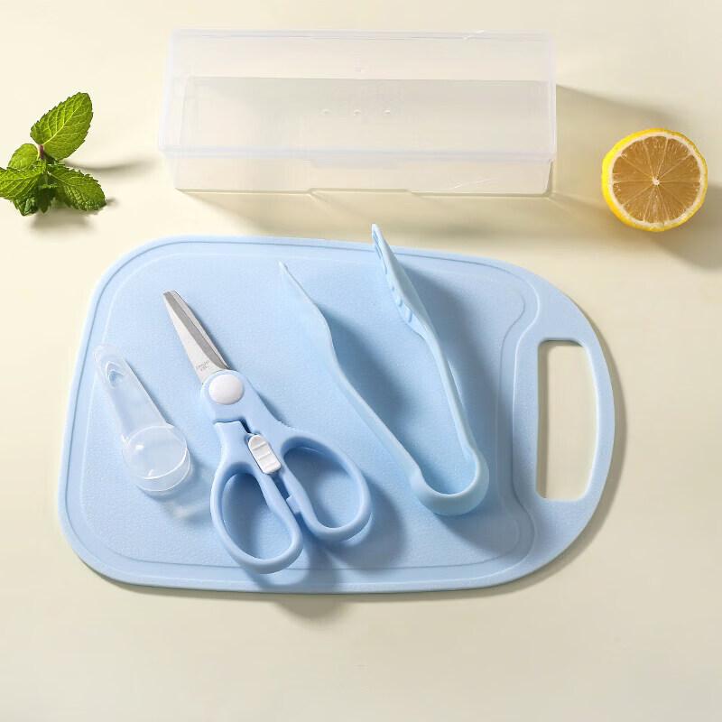 Biaoxing Baby Food Scissors & Clip Set