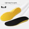 Unisex Anti-Odor PU Sports Insoles: Shock Absorbing, Breathable, Sweat-Wicking, Comfortable, Thickened Soles for Long Standing and Basketball.