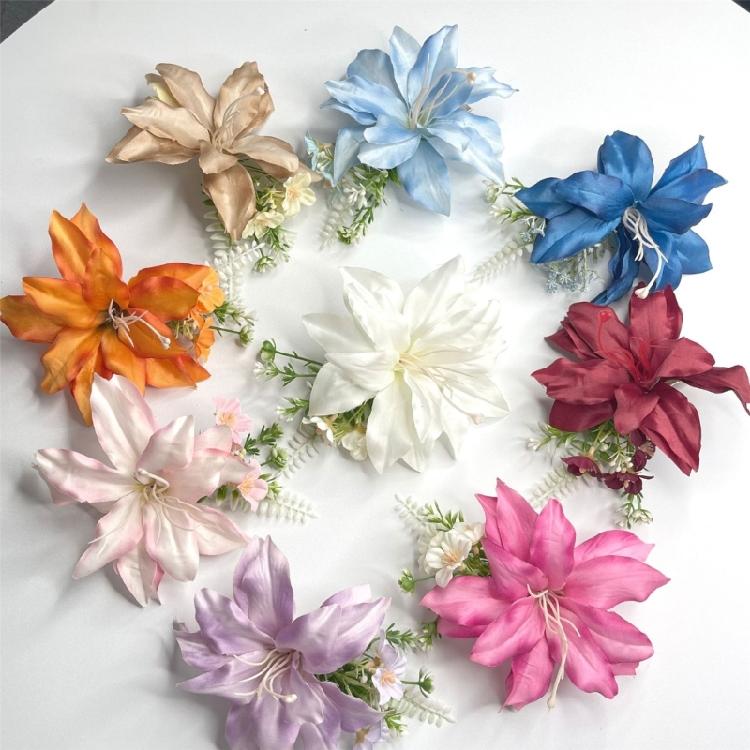 Raffinato Ornamento Floreale Artificiale per Capelli Parrucca per Uso Quotidiano Decorazioni per Capelli da Sposa per Occasioni Speciali e Abiti Casual