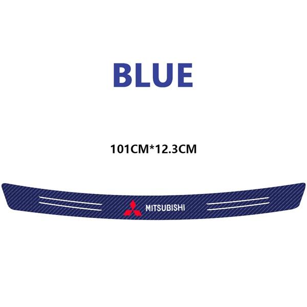 Car Trunk Door Threshold Stickers Protection Film Decals Accessories For Mitsubishi 9 Ralliart X ASX L200 Colt Outlander Pajero MA8