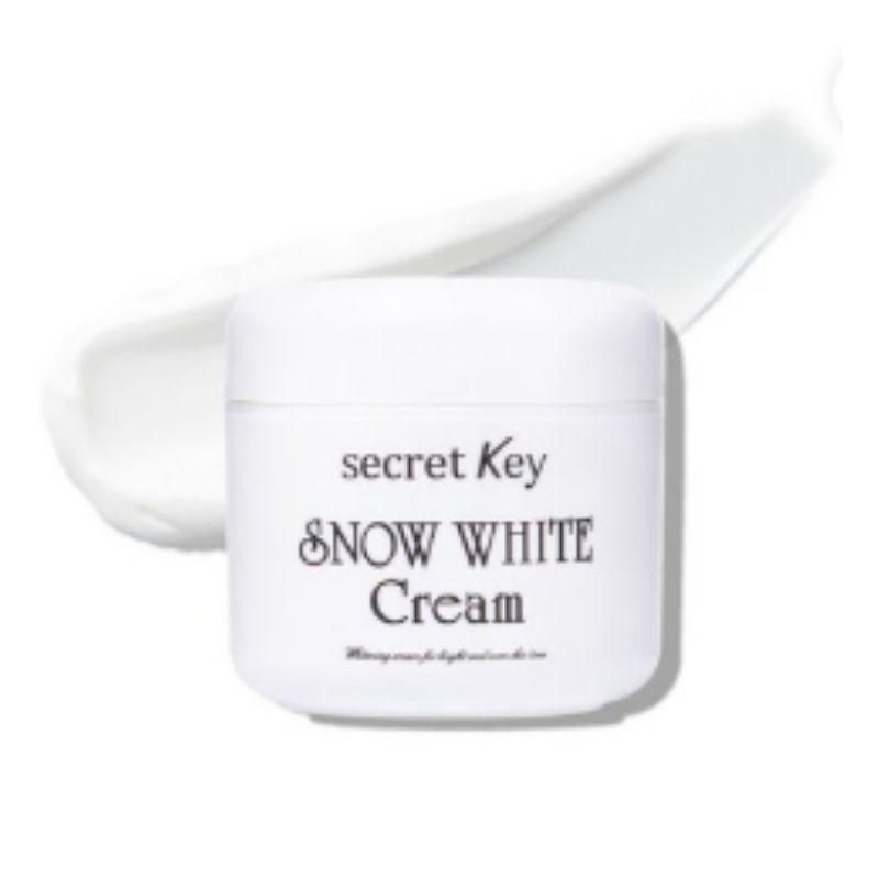 Secret Key Snow White Cream 50g – Instant Tone-Up Brightening Cream for Radiant Even Skin K-Beauty