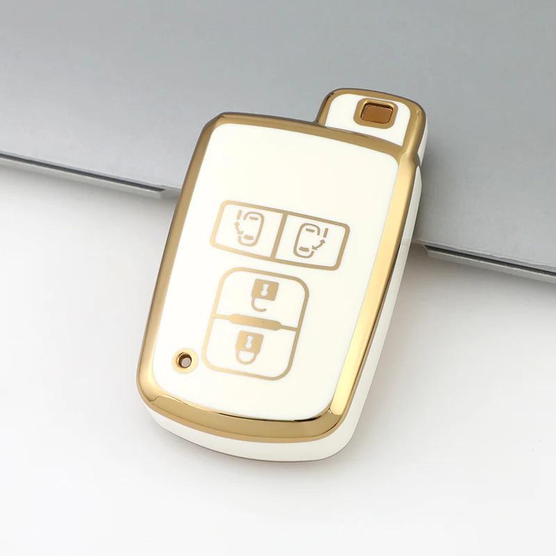 2 3 4 Buttons TPU Car Key Case for Toyota Prius Plus Auris Avalon Verso Rav 4 Corolla 2013 Yaris Hybrid Remote Keychain
