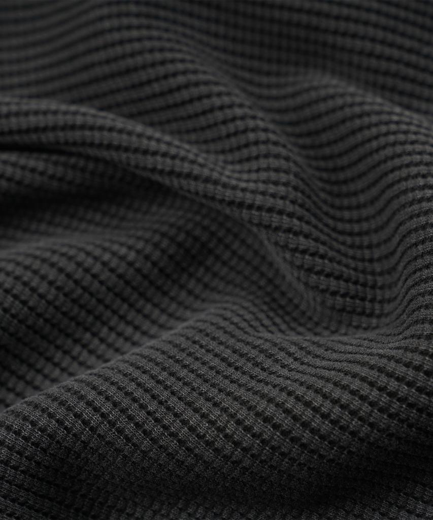 FRIZMWORKS Pigment Dyeing Waffle Pocket Tee _ Charcoal