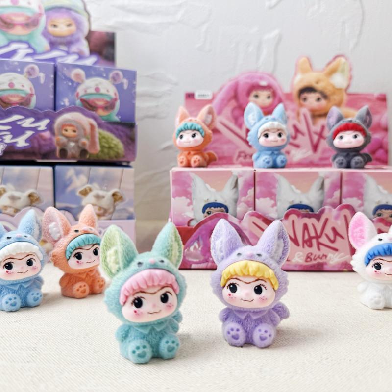12pcs/Set Anime WAKUKU Blind Box Cartoon Characters Figure Toy Dolls For Fans Children Christmas Birthday Gift
