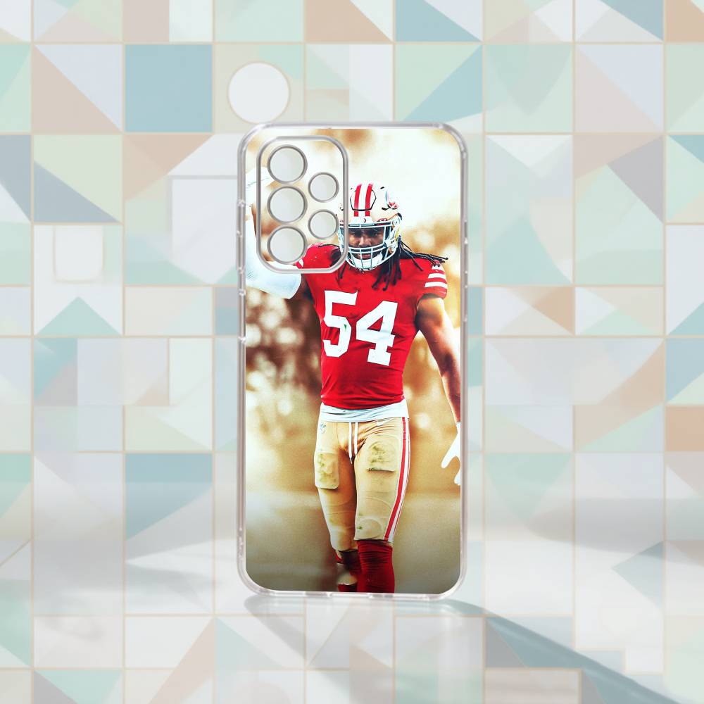 Fred Warner Phone Case For Samsung S25,S24,S21,S22,S23,S30,Ultra,S20,Plus,Fe Transparent Cover