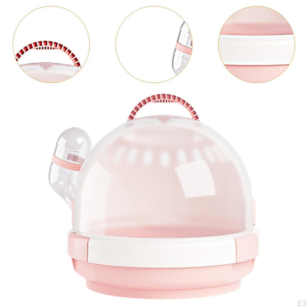 Hamster Carrier Cage Portable Small Animal Carry Winter Nest for Mice