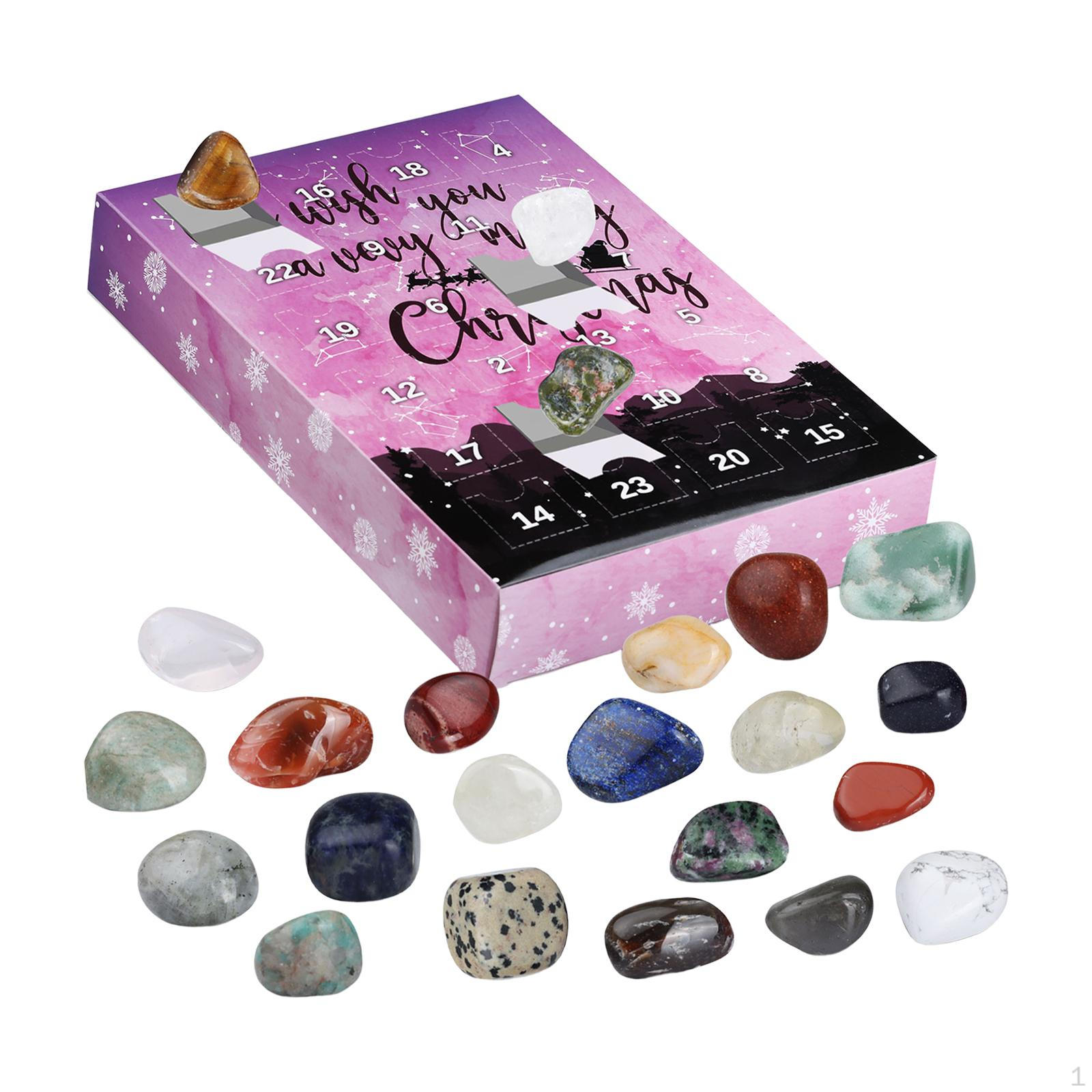 

Halloween Advent Calendar Desktop Ornment Decor Birthday Gifts Party Favors Pink Stone