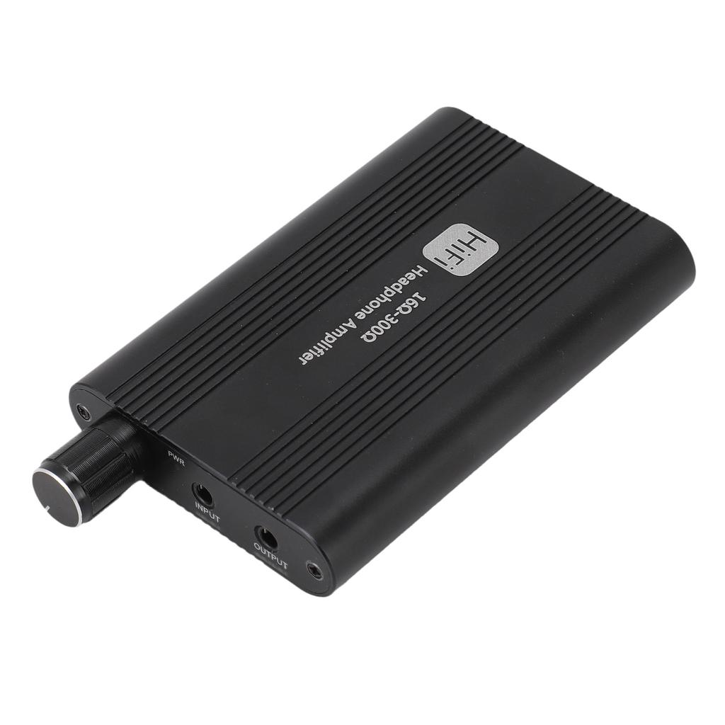 Portable Headphone Amplifier 2 Stage Gain Switch Superior Sound Quality 16 To 300 Ohm 3.5mm AUX