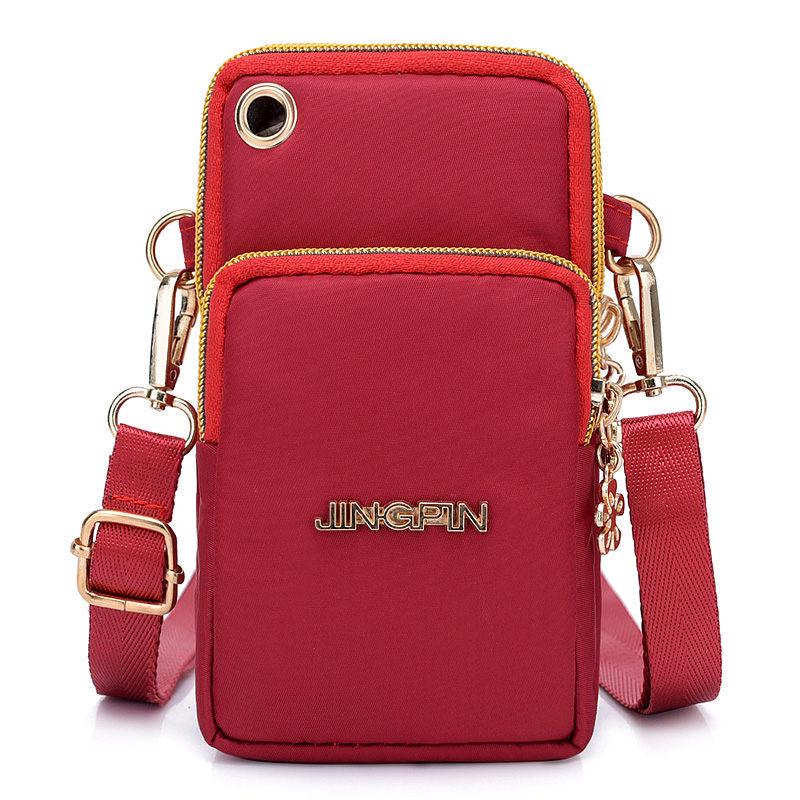 Yogodlns Borsa per Cellulare da Sport all'Aperto Borsa da Polso per la Corsa Portamonete Piccolo Portafoglio (spalla / Collo sospeso)