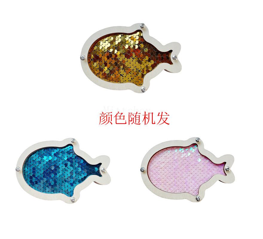Montessori Busy Board DIY Accessories Mirror Animal Gear Cloud Learning Toy Puzzle Kindergarten Education Hourgl Brain Game Toy
