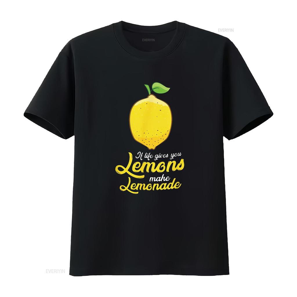 If Life Gives You Lemons Make Lemonade T Shirt vintage Washed designer clothes Unisex Soft streetwear graphic Versatile Casual