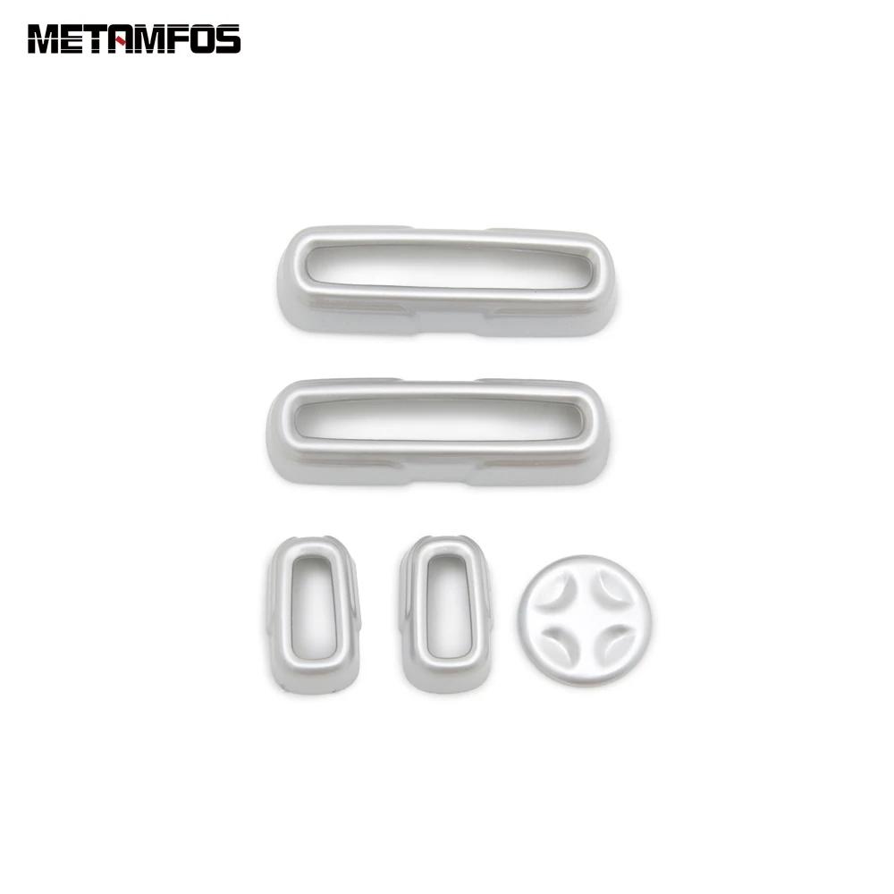 Car Accessories For Honda CR-V CRV 2017-    Interior Carbon Fiber Seat Adjustment Switch Knob Cover Trim Sticker