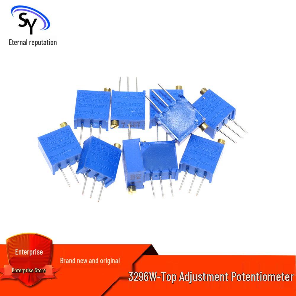 High-Precision Multi-Turn Top-Adjust Potentiometer 1K-1M