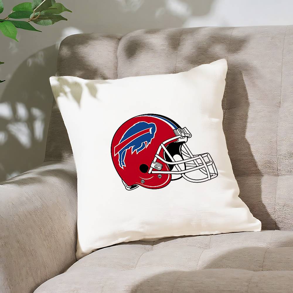 B-BuffaloS Bills-S Cool Pillow Case Throw Pillow Cover Nordic Vintage Style Cushion Covers Home Living Room Sofa Couch Seat