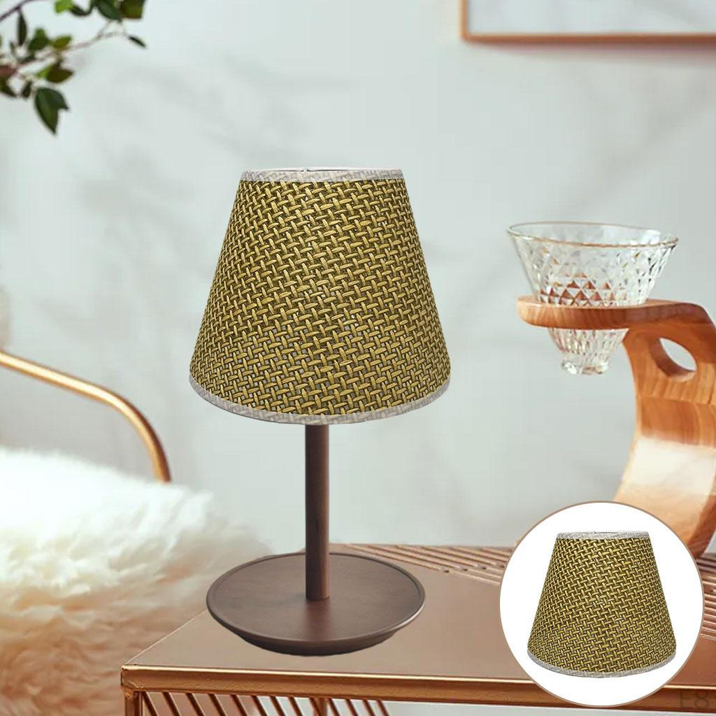 Rattan Woven Lamp Shade Weaving Hanging Light Cover
