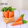 Eco-friendly Foam Vegetable Easter Artificial Carrot Faux Lifelike Simulation Spring Fake Lightweight Vegetables for Home Farm Party DIY Craft