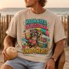 Hydrated Delusional Unbothered Shirt, Funny Raccoon Beach Tee, Comfort Colors T Shirt, Summer Vacation Gift for Women Snack Chaos Outfit