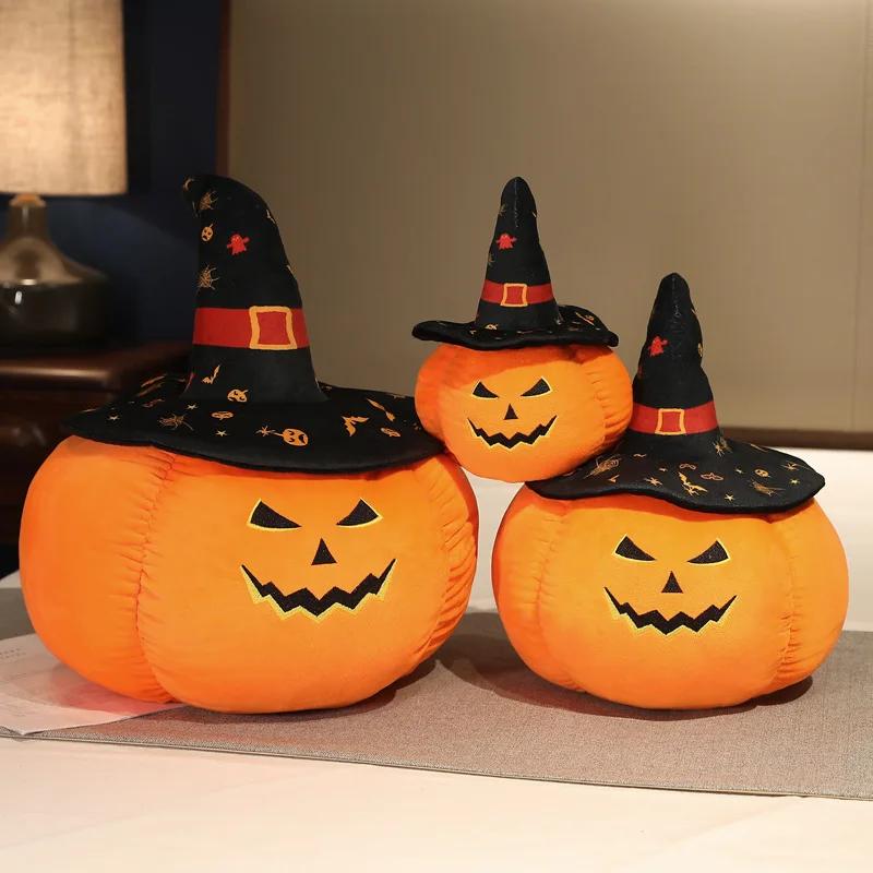 Halloween Pumpkin Doll Cartoon Kawaii Plush Toy 20CM Demon Plant Soft Stuffed MINI Pillow Home Party Decor Gifts for Kids Boys