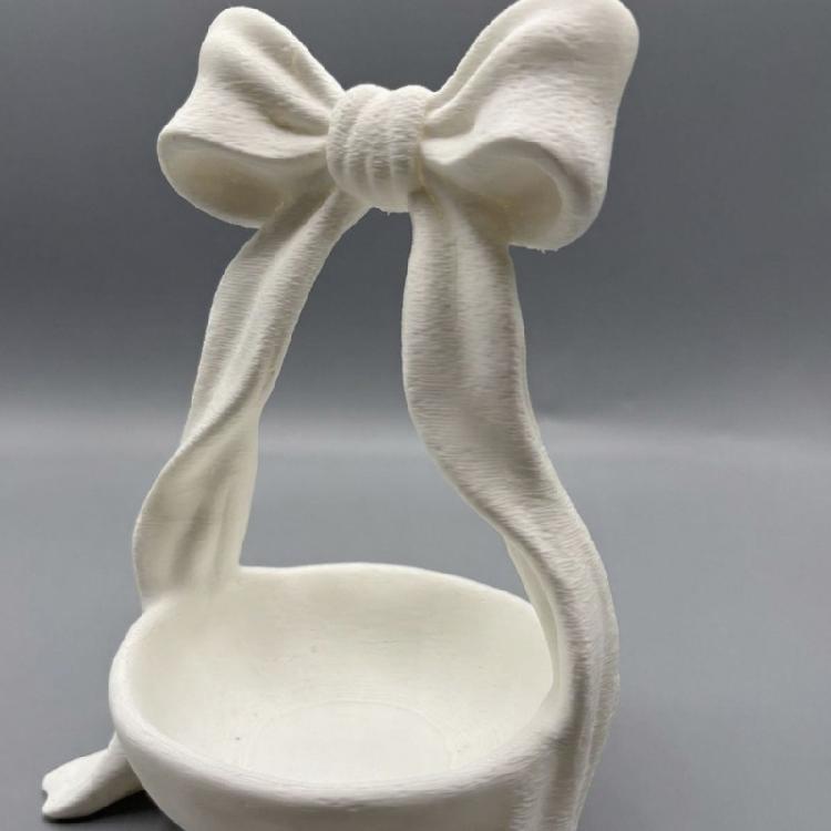 Decorative Butterfly Bowknot Tray for Key and Accessory Organization Display Stand for Earring Necklace Rings