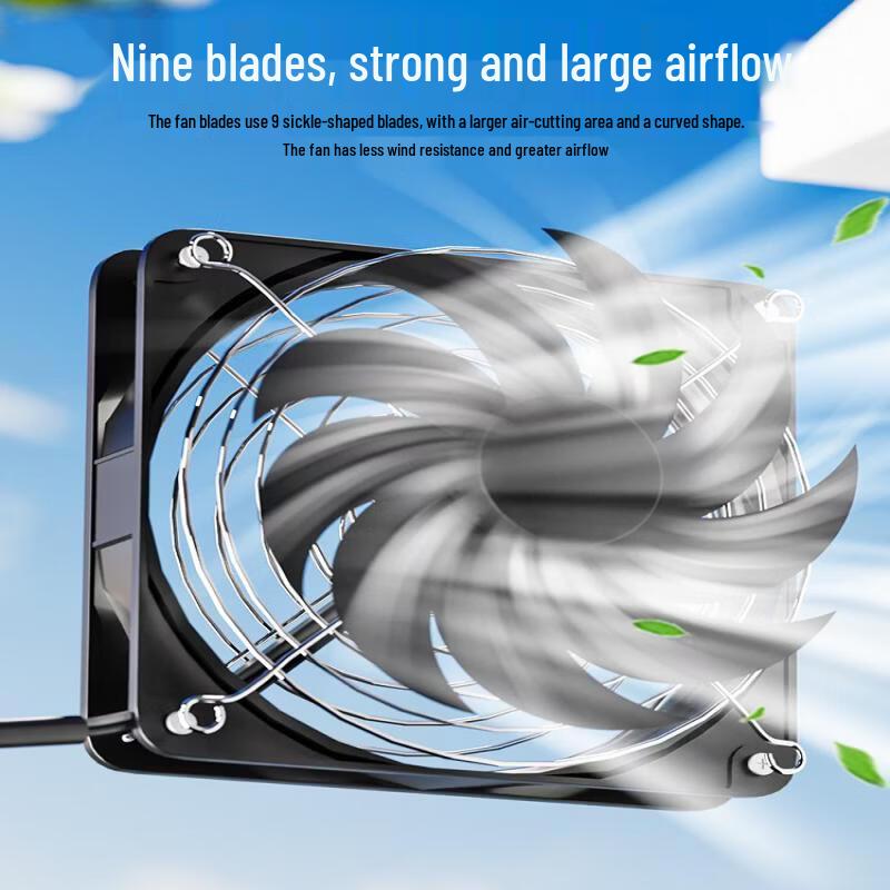Aokewen Triple Fan Adjustable Speed Exhaust Fan