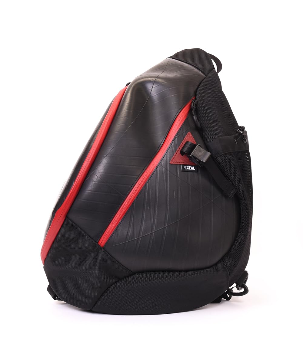 

Сумка на одно плечо Seal TRIANGLE PRO, мужская, большая, водонепроницаемая, сумка через плечо, большая вместимость, подходит для 13-дюймового ноутбука, перекрестный ремень, противоскользящая, PS-238BR