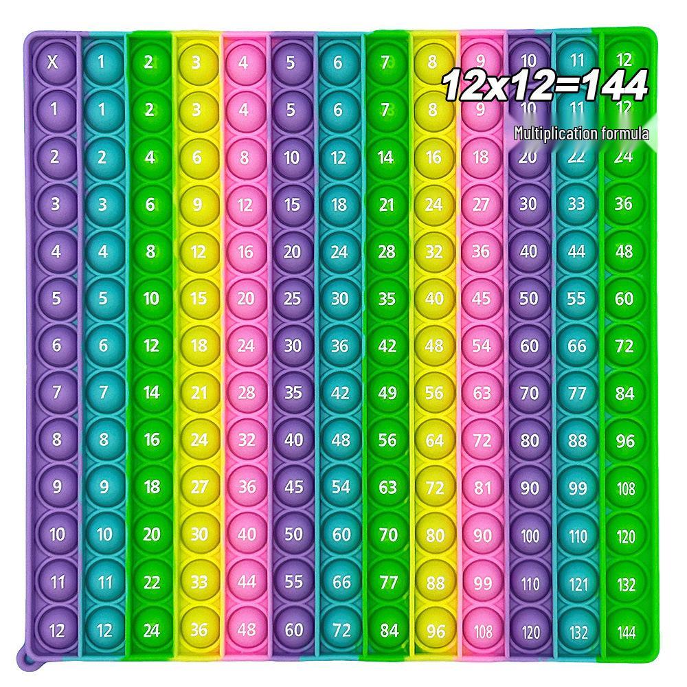Macaron Multiplication & Addition Practice Board: Educational Math Toy