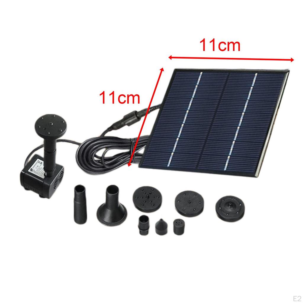 Landscape Fountain 1.4W Solar Pond Pump for Bird Bath