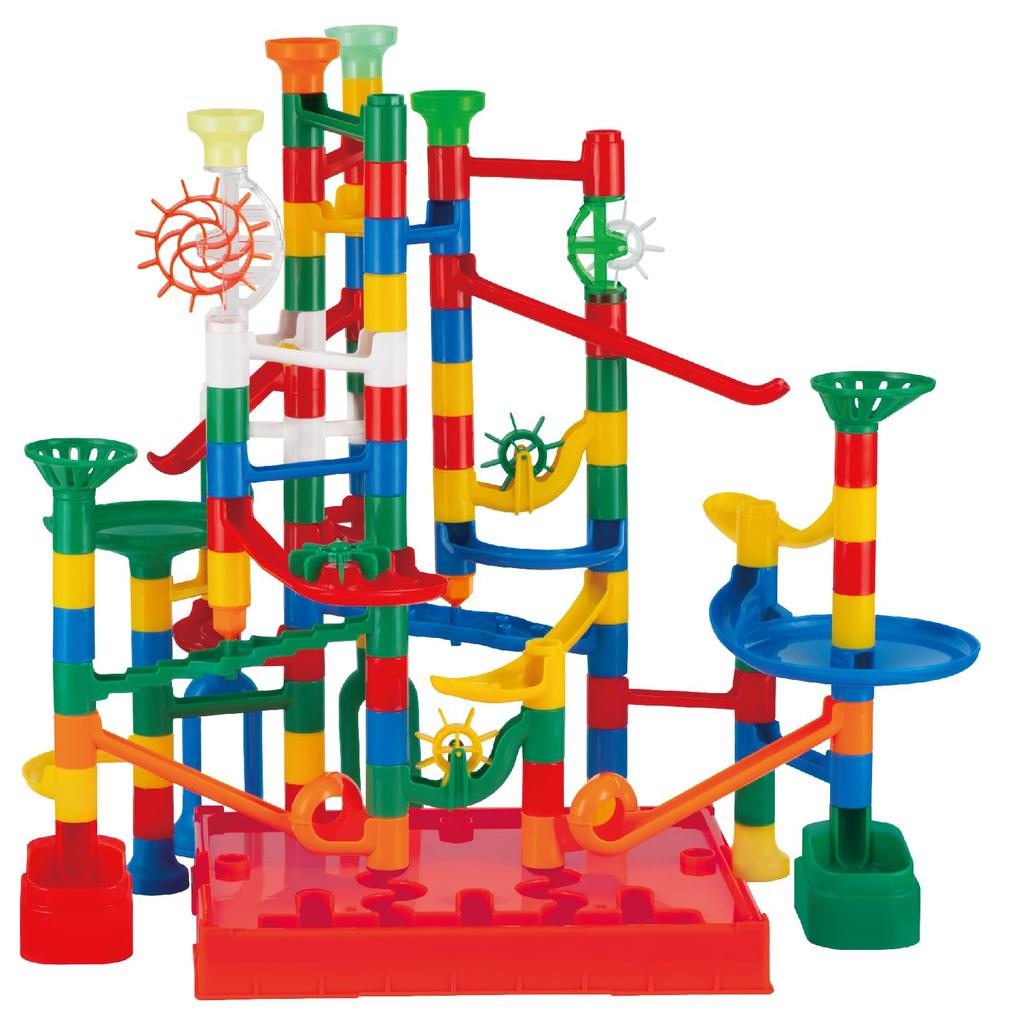 [Kumon Publishing Official Special Set] Kumon Publishing NEW Kumikumi Slope 100 Ball Extra Set - Educational Toy, Toy, Creativity, Thinking Skills,