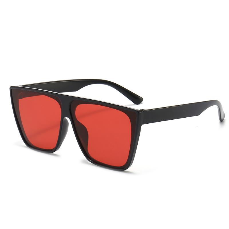 Large Frame Square Sun Glasses Women Men Retro Luxury Brand Sunglasses Leisure Travel Shades Lady Man Protective Glasses UV400