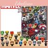 Xmas Heroes Super Advent Calendar Holiday 24 Piece Gift Christmas Playset
