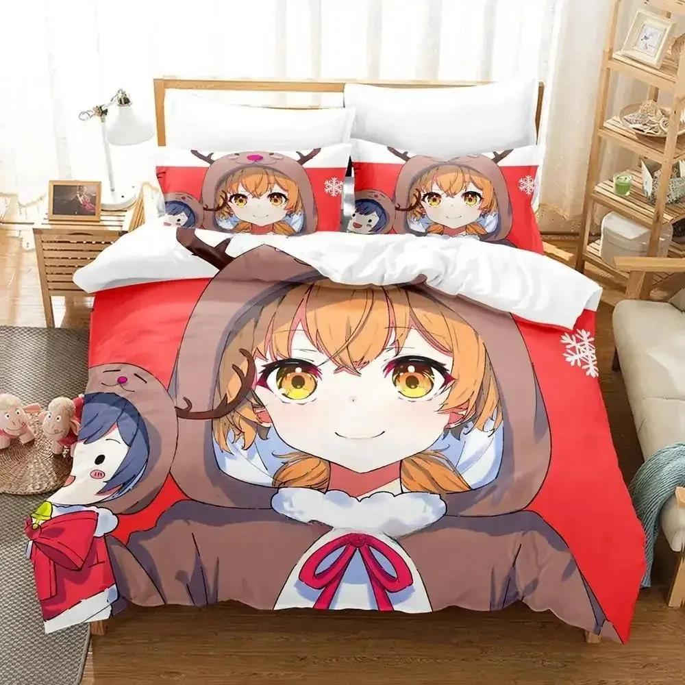 New Bloom Into You Bedding Set Single Twin Full Queen King Size Bed Set Adult Kid Bedroom Duvet Cover Sets Anime Bed Sheet Set