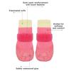 4Pcs/Set Anti-Dirty Adjustable Puppy Mesh Shoes Non-Slip Dog Shoes Wear Resistant Waterproof Dog Foot Cover Pet Supplies