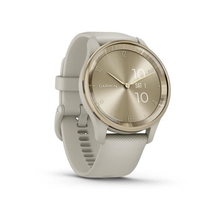 GARMIN Vivomove Trend Montre Connectée - Silicone - French Gris WW