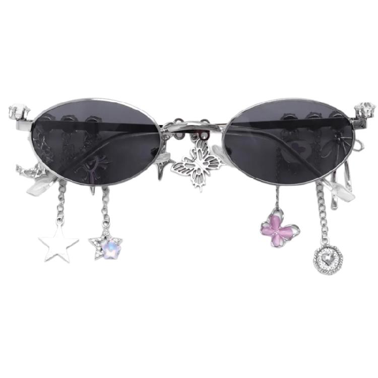 Popular Plain Glasses for Eye Fatigue Reduce with Oval Frame 2000s Cool Eyewears