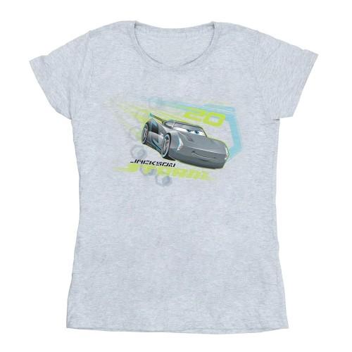 

Disney Womens/Ladies Cars Jackson Storm Cotton T-Shirt XXL білий