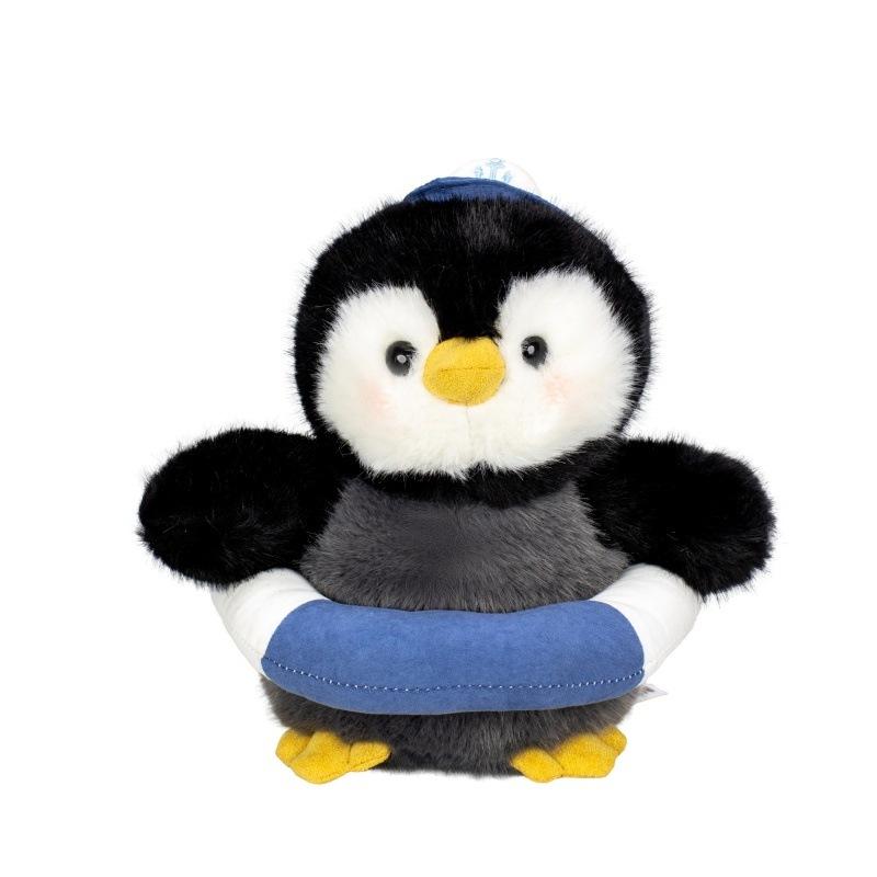

Cute Icelandic Penguin Plush Toys Stuffed Dressing-up Penguin Plushie Gift for Kids Birthday Gift Tie Skirt Swimming Ring 15cm
