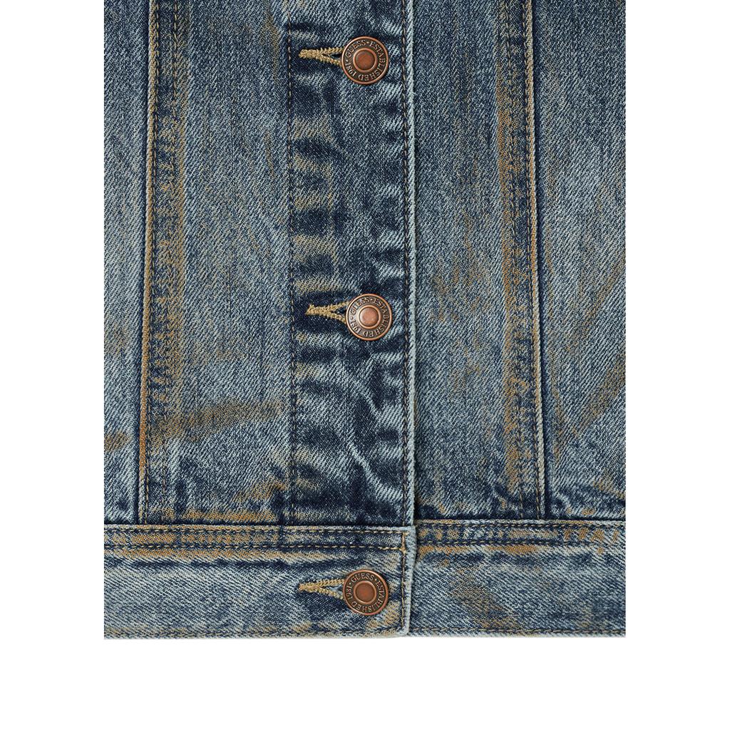 Guess Hyunjin 26 Fall Pigment Washed Denim Jacket MQ6D6861