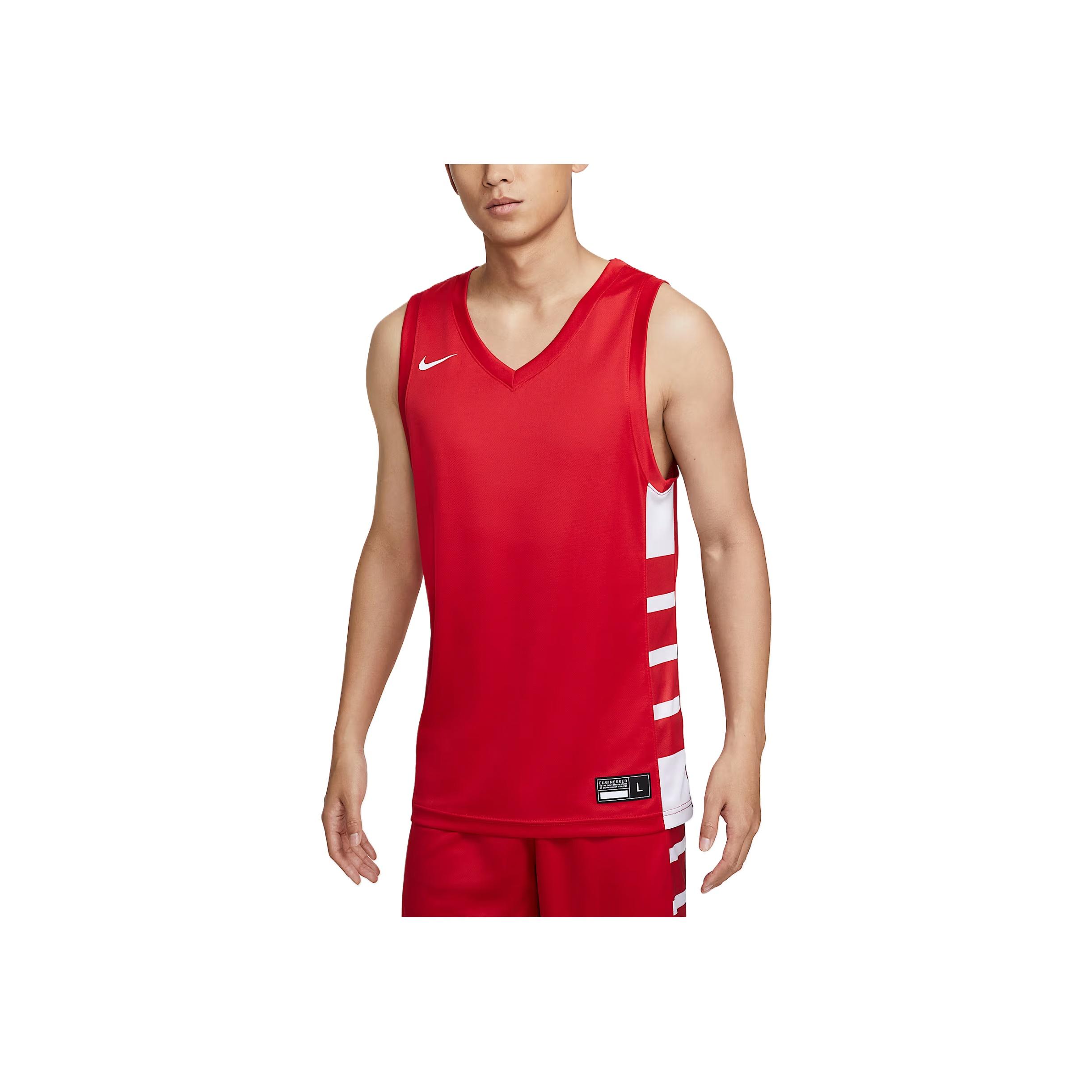 

Nike Dri-Fit Elite Power Comfortable Fashion Versatile Soft Moisture-Wicking Basketball Vest Men tops Team-Crimson IM9813-694 XS