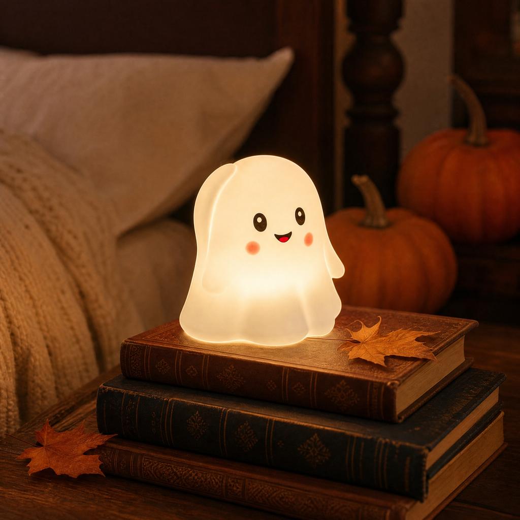 Halloween Cute Tap Light Nightstand Lamp Kids Toy Gift