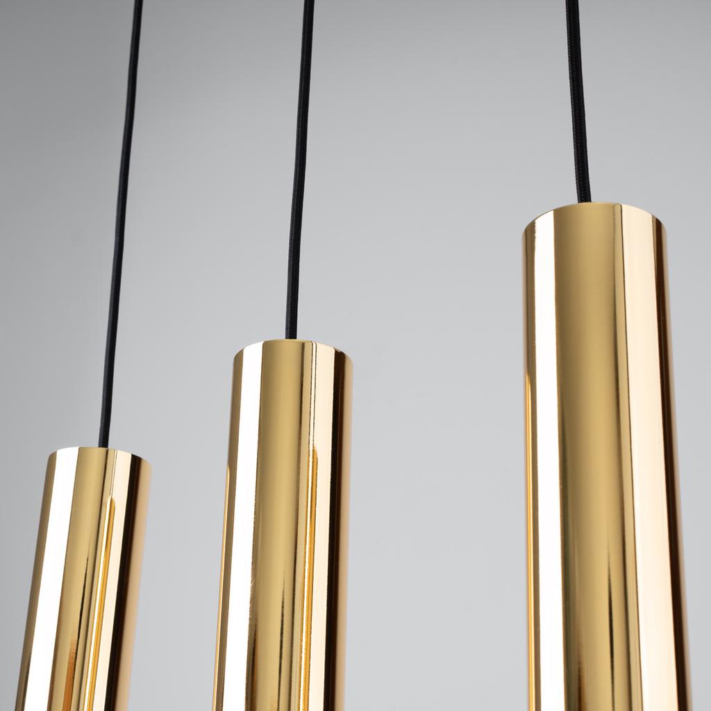 Lagos 3 Gold Gloss Hanging Lamp