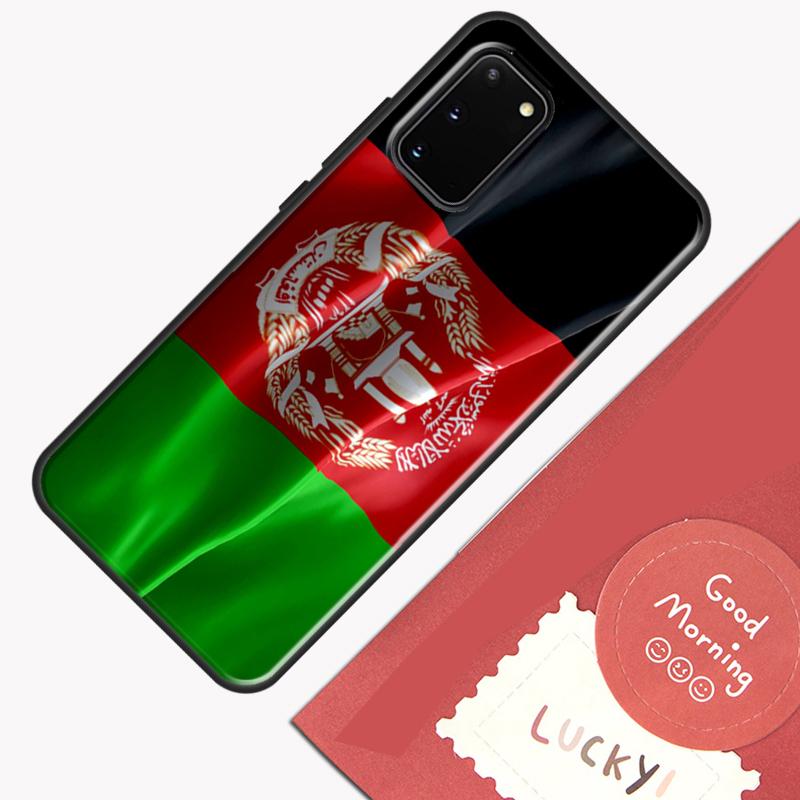 Flag of Afghanistan Phone Case For Samsung Galaxy S24 S26 Ultra S20 S21 S22 S23 S25 Plus S10 S25 FE Cover Shell