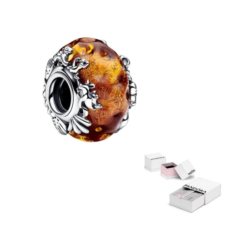 Pandora Disney Liūtas Karalius Murano Stiklo Pakabukas Moterims Papuošalai Ruda 793252C00