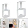 Double Layer Storage Rack Sundries Display Shelf Cosmetic Storage Holder for Study Room Apartment Bathroom Office Bedroom